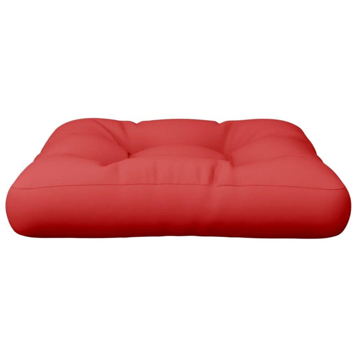 VIDAXL Coussin de palette rouge 58x58x10 cm tissu