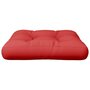 Voir la diapositive 5 : VIDAXL Coussin de palette rouge 58x58x10 cm tissu
