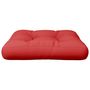 Voir la diapositive 5 : VIDAXL Coussin de palette rouge 58x58x10 cm tissu