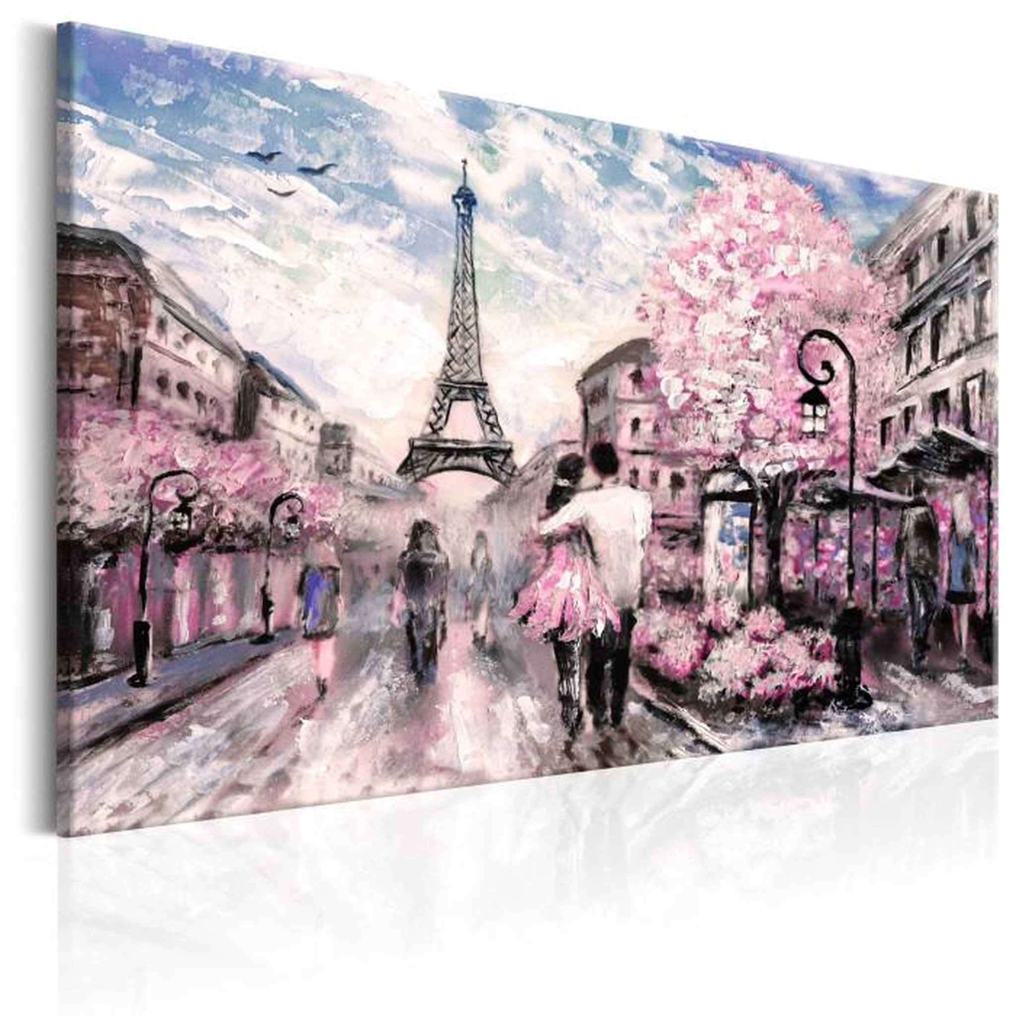Paris Prix Tableau Imprimé  Paris en Rose. Coloris disponibles : Multicolore