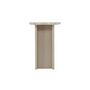 Voir la diapositive 4 : Paris Prix Table d'Appoint Design  Molde  62cm Beige
