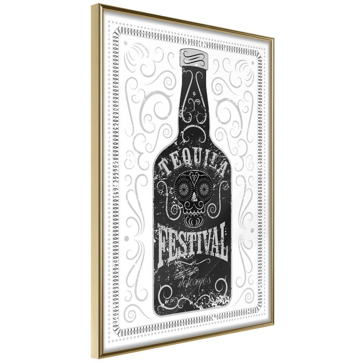Paris Prix Affiche Murale Encadrée  Bottle of Tequila