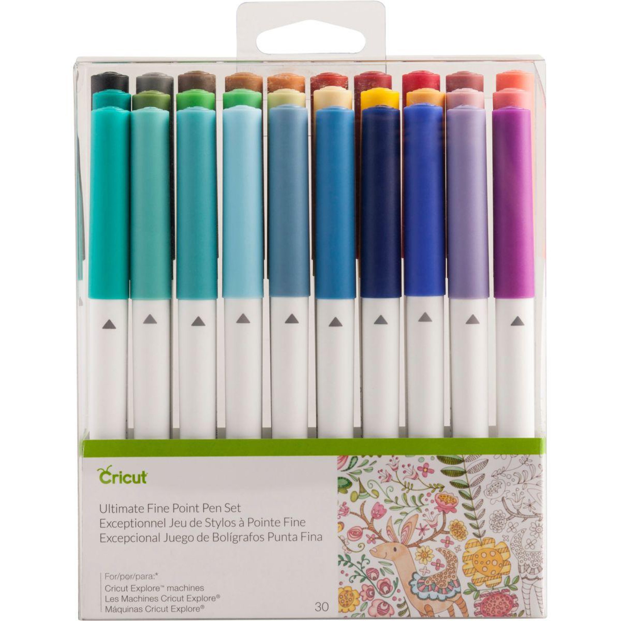 Voir la diapositive 1 : CRICUT Accessoire 30 marqueurs point fine