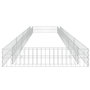 Voir la diapositive 4 : VIDAXL Lit sureleve a gabion Acier galvanise 400x100x20 cm