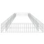 Voir la diapositive 4 : VIDAXL Lit sureleve a gabion Acier galvanise 400x100x20 cm