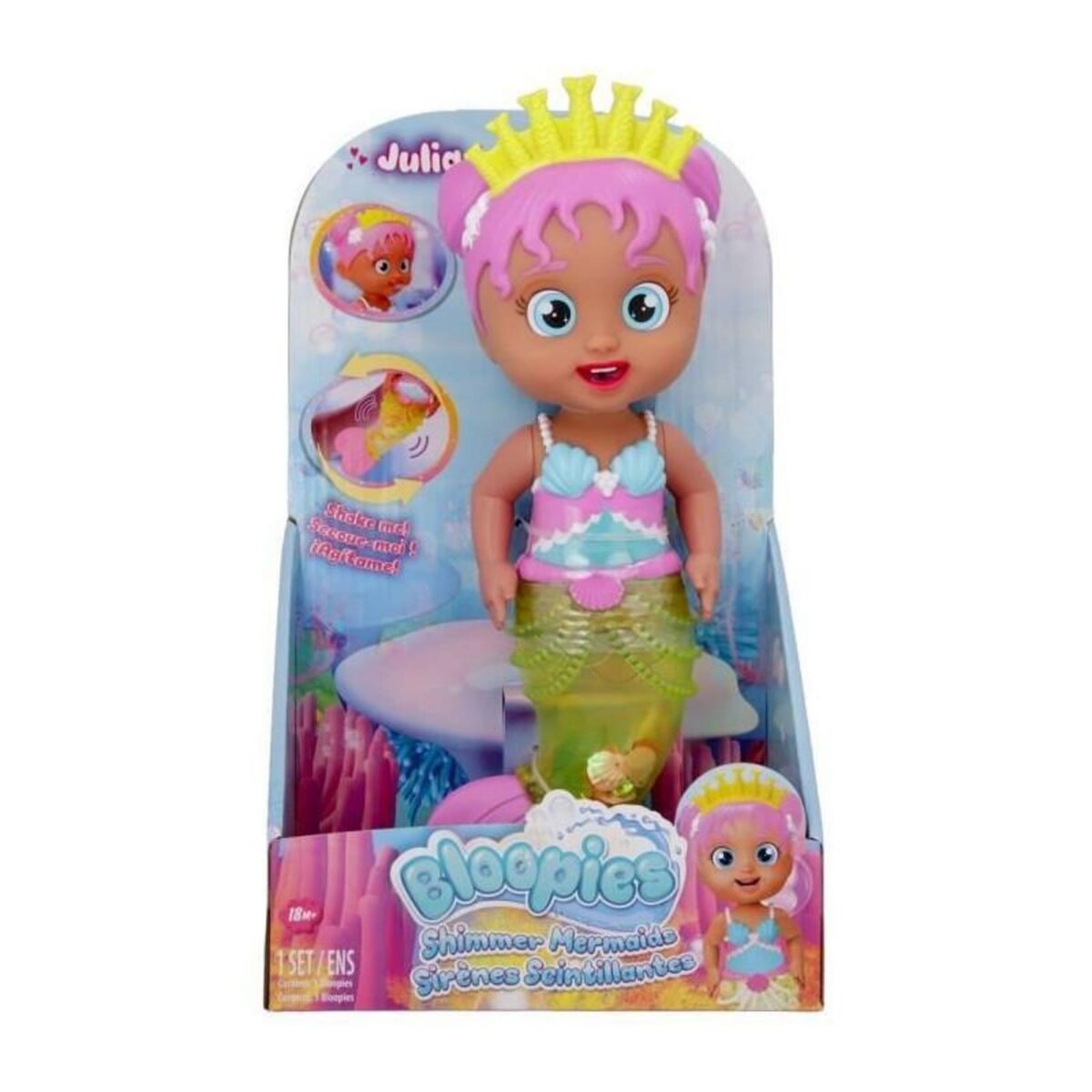 IMC Toys Jouet de bain - IMC Toys - 917316 - Bloopies - Shimmer Mermaids Julia