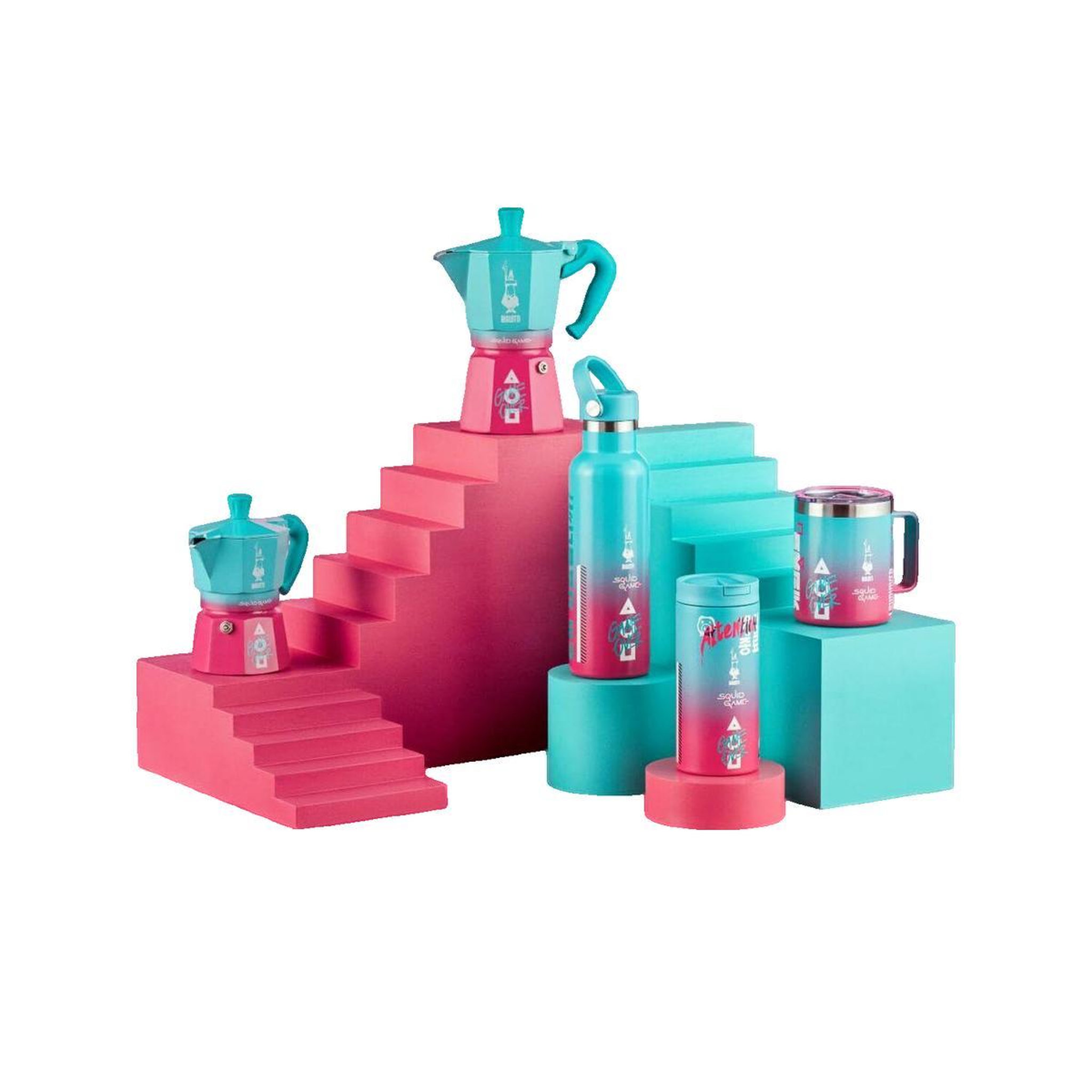Voir la diapositive 3 : BIALETTI Cafetière Bialetti Moka Express Squid Game Rose