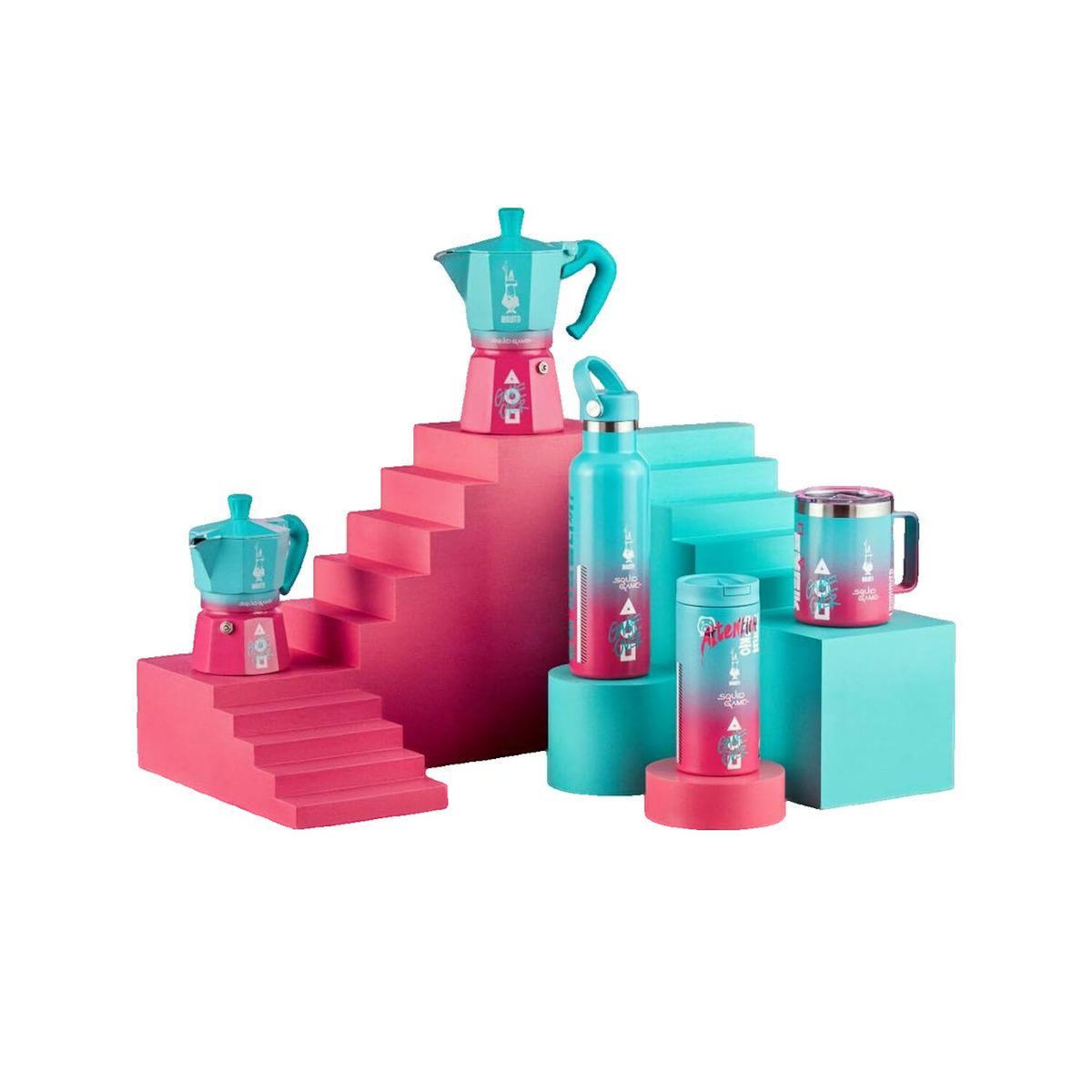 BIALETTI Cafetière Bialetti Moka Express Squid Game Rose