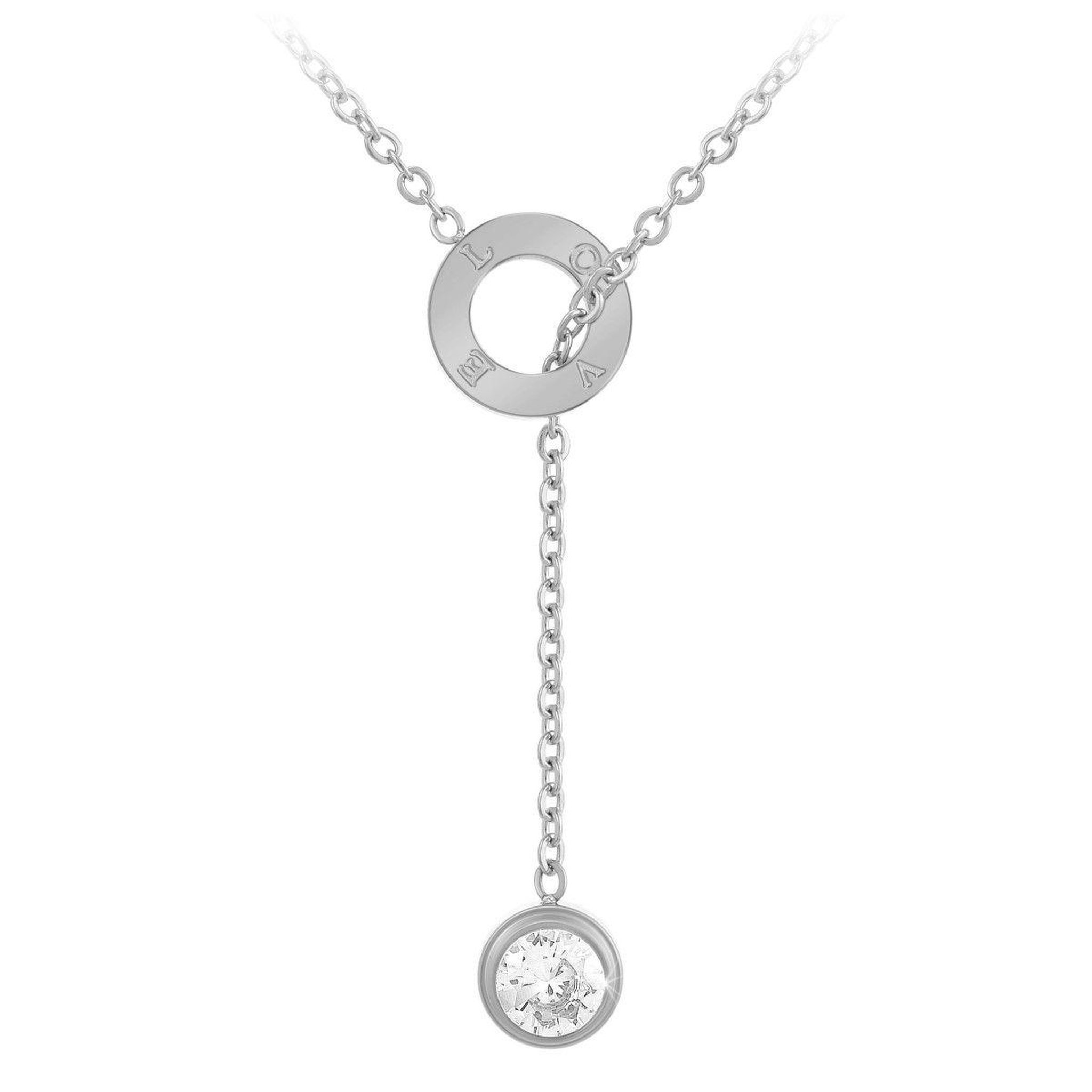 SC CRYSTAL Collier SC Crystal orné de Cristaux scintillants