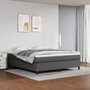 Voir la diapositive 2 : VIDAXL Cadre de lit sans matelas gris 180x200 cm similicuir