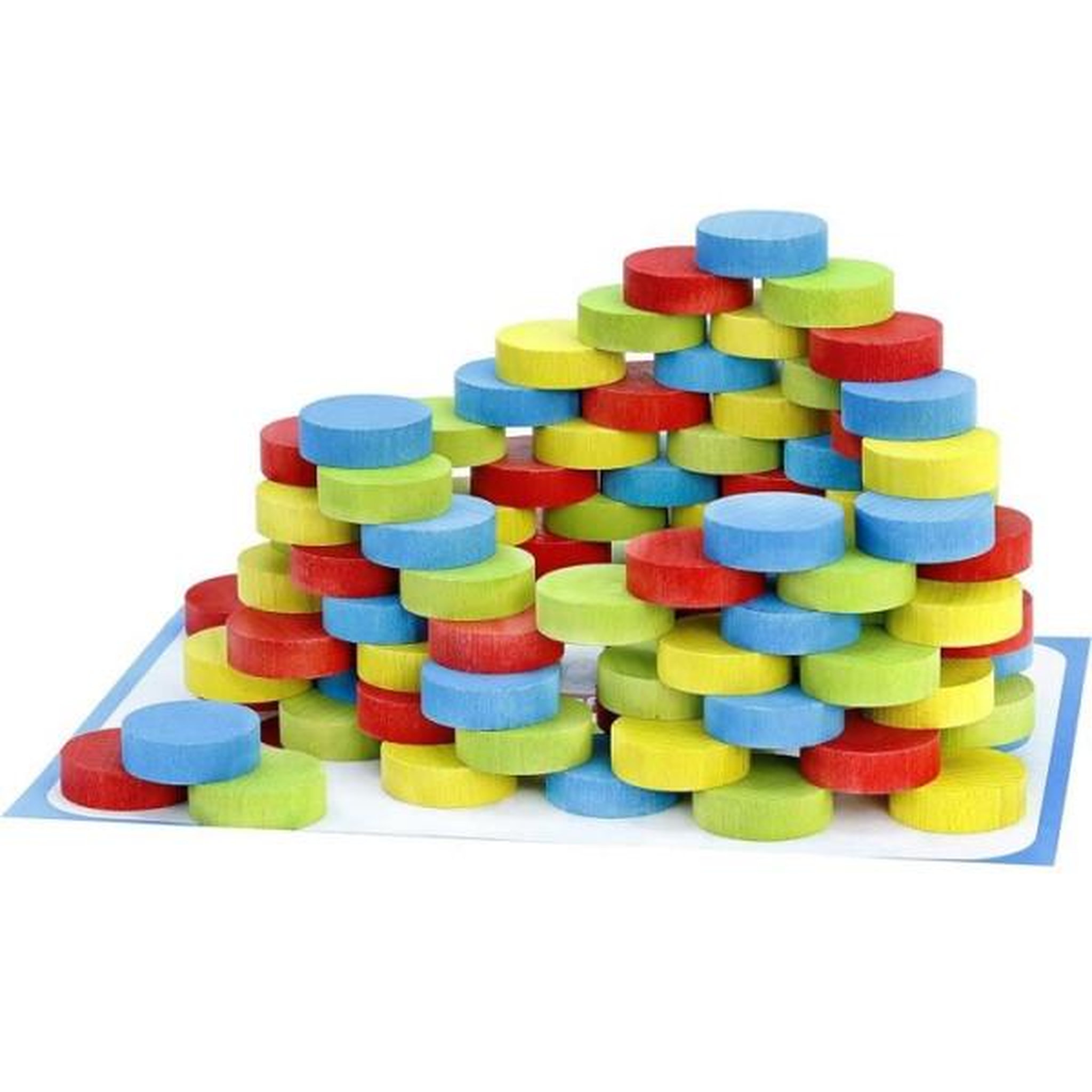Voir la diapositive 4 : JEUJURA Iglooo 100 Pieces - JEUJURA - Jeu d'Adresse et de Logique avec Palets et Tapis, Regles des Jeux Incluses