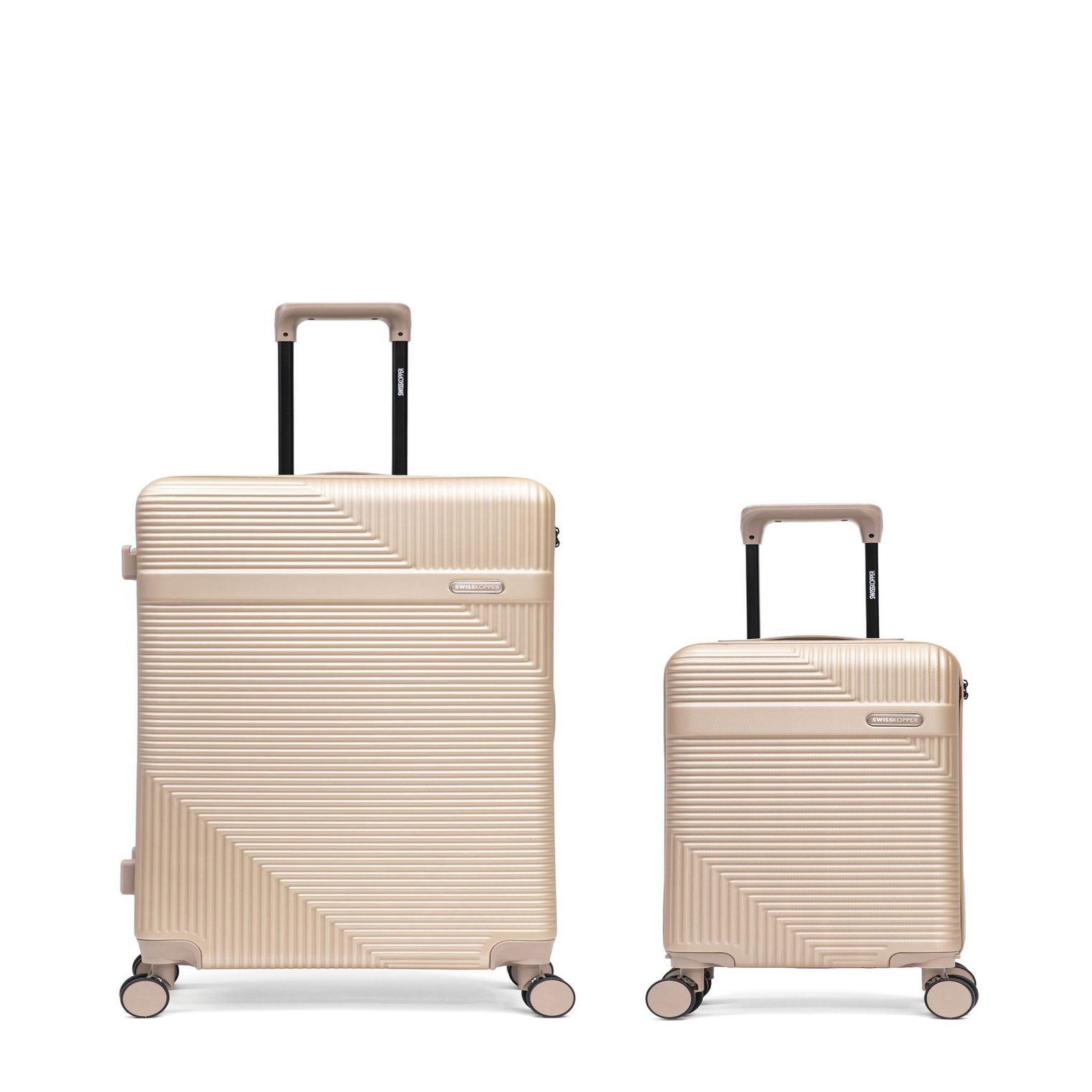 SWISS KOPPER Lot de 2 Valises Rigides Grand Format et Cabine XS WOHLEN