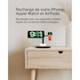 Voir la diapositive 2 : Belkin Chargeur induction 15W Boost Charge Pro 3en1 Qi2 Noir