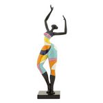 Paris Prix Statuette Femme Danseuse  Rubic  38cm Multicolore