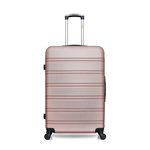 HERO HERO - Valise Grand Format ABS RENOSO 75 cm 4 Roues. Coloris disponibles : Gris, Bleu, Rose, Beige, Noir