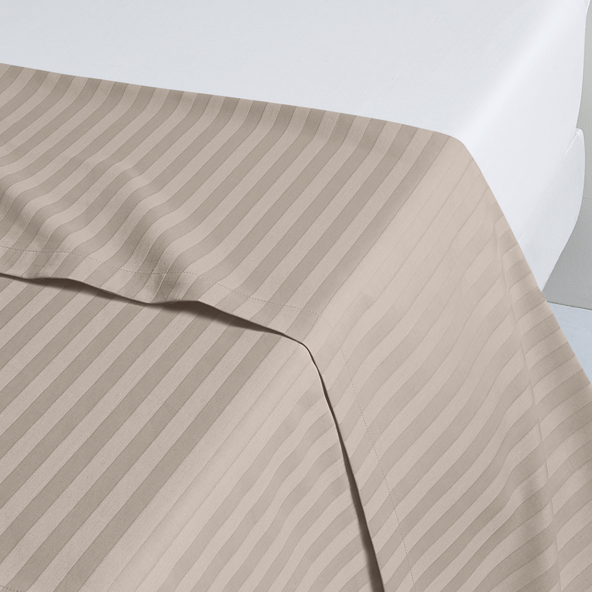 ACTUEL Drap plat uni en satin de coton - collection permanente