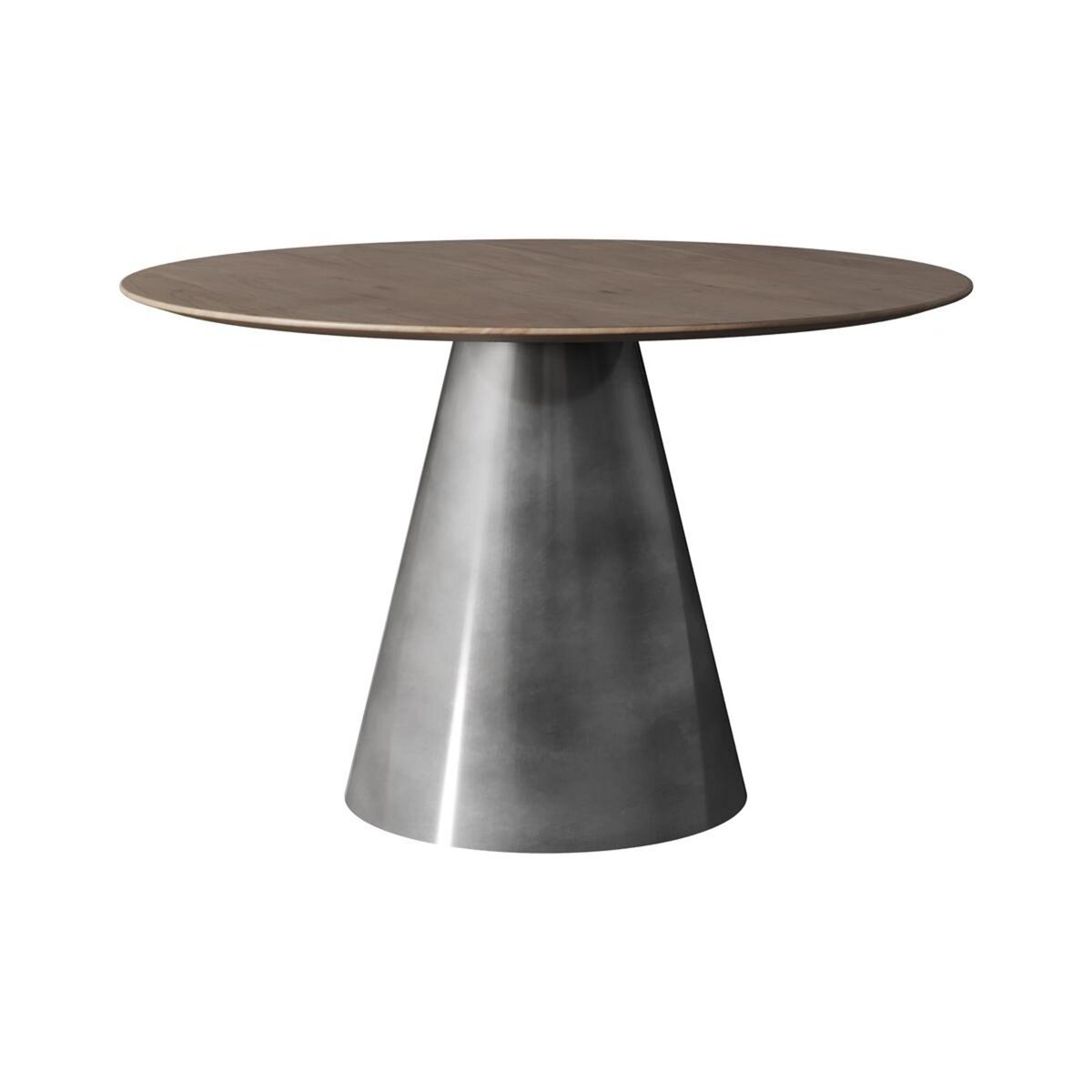 Rendez vous déco Table ronde Belini 4 personnes en bois et métal D120 cm