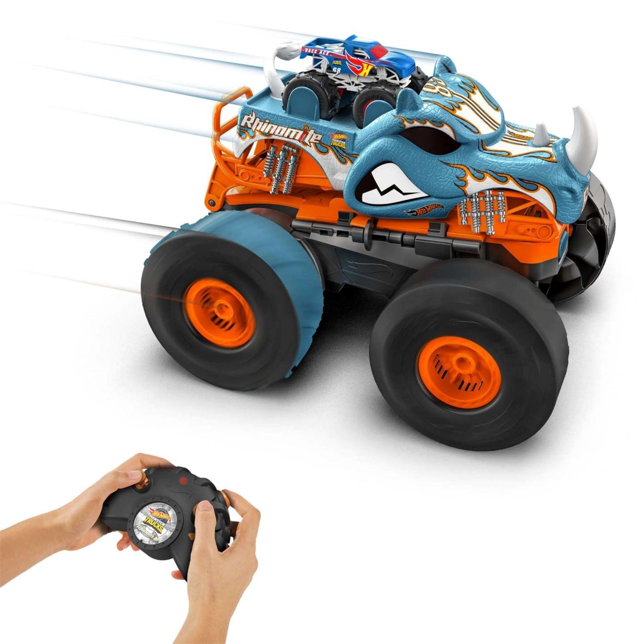 Voir la diapositive 3 : MATTEL Voiture radiocommandée Mattel Rhinomite