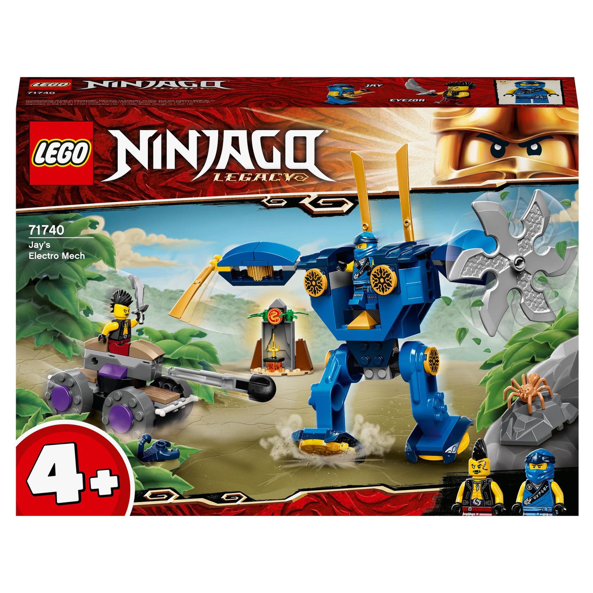 Voir la diapositive 1 : LEGO Ninjago 71740 - L'électrorobot de Jay