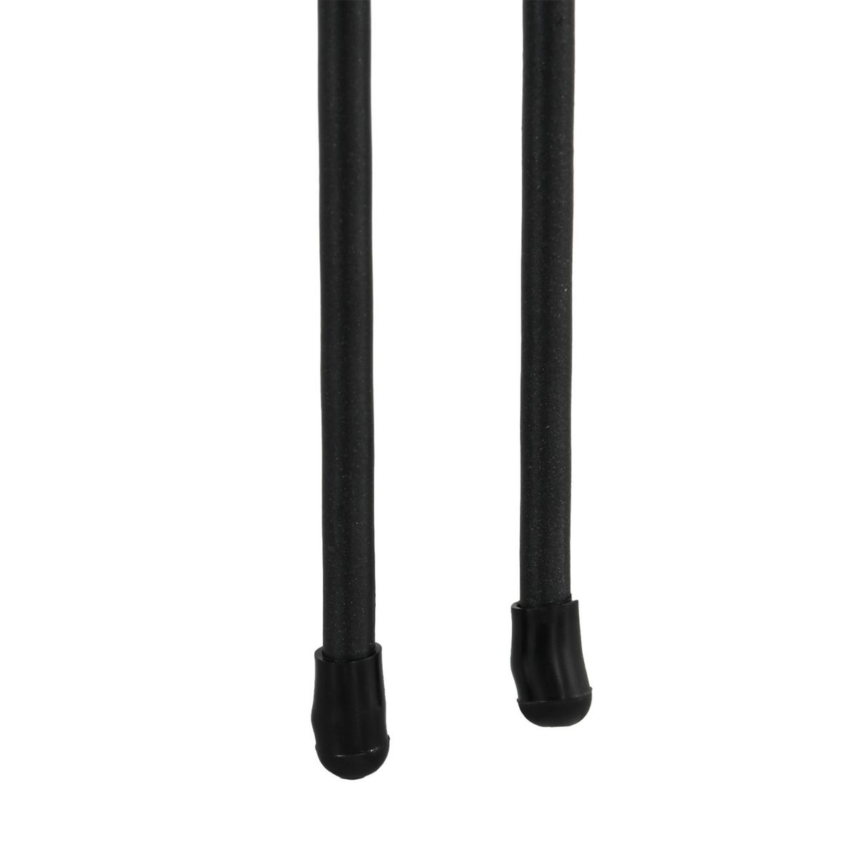 OUTSUNNY Lot de 5 panneaux de clôture de jardin métal noir