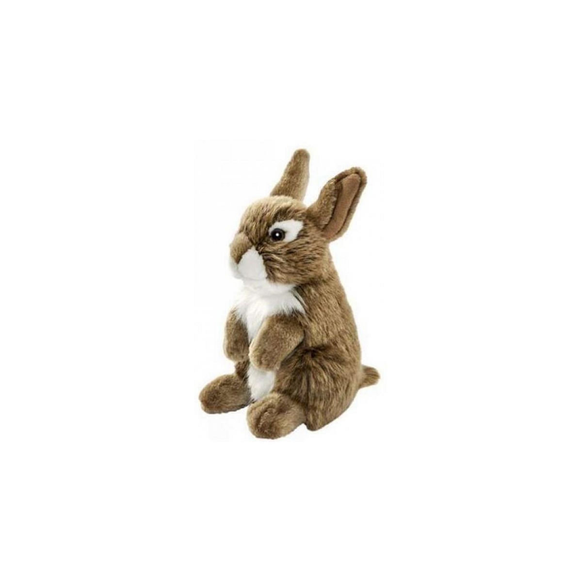 Anima Lapin Brun Assis 17 cm - Peluche Réaliste et Écologique