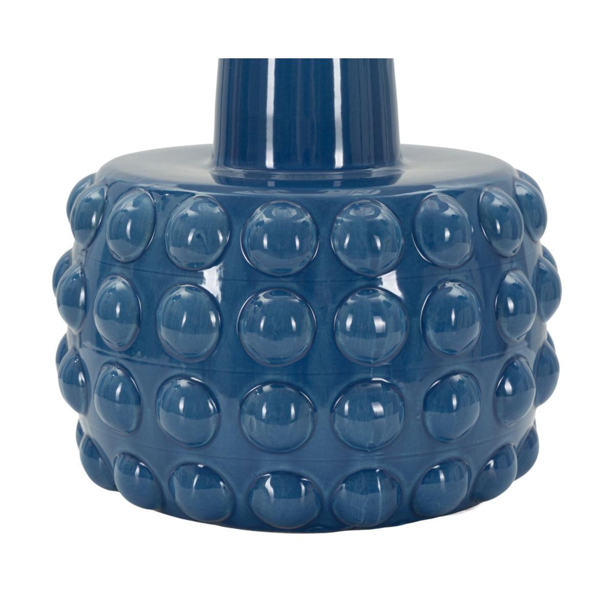 Voir la diapositive 2 : Paris Prix Lampe à poser en céramique  gress  51cm bleu