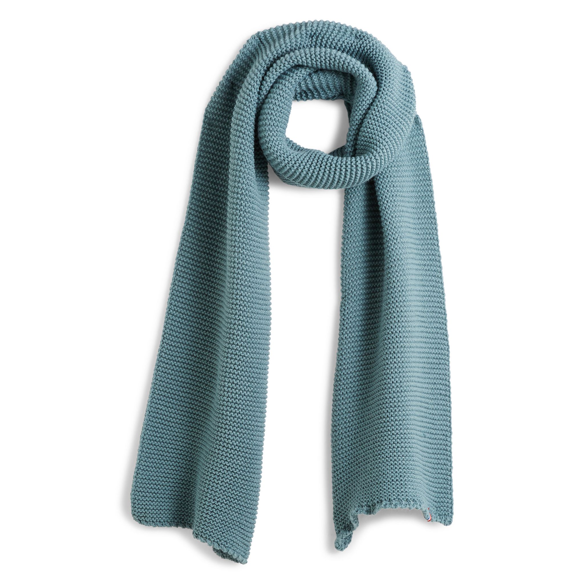 Écharpe Tricotée Kyra Verte – Style Décontracté, Frangée, Matière Acrylique – Occasion Très Bon état
