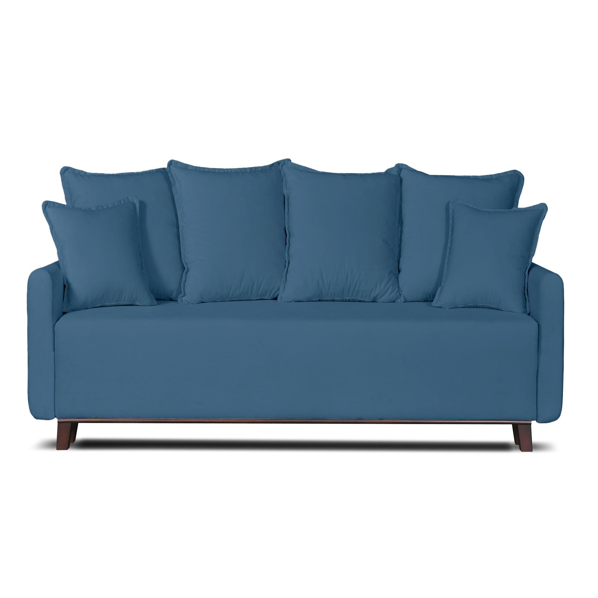 Voir la diapositive 1 : LISA DESIGN Apia - canapé 3 places - convertible avec coffre - en velours