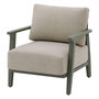 Voir la diapositive 1 : HESPERIDE Fauteuil de salon de jardin en aluminium PULPY - Vert laurier