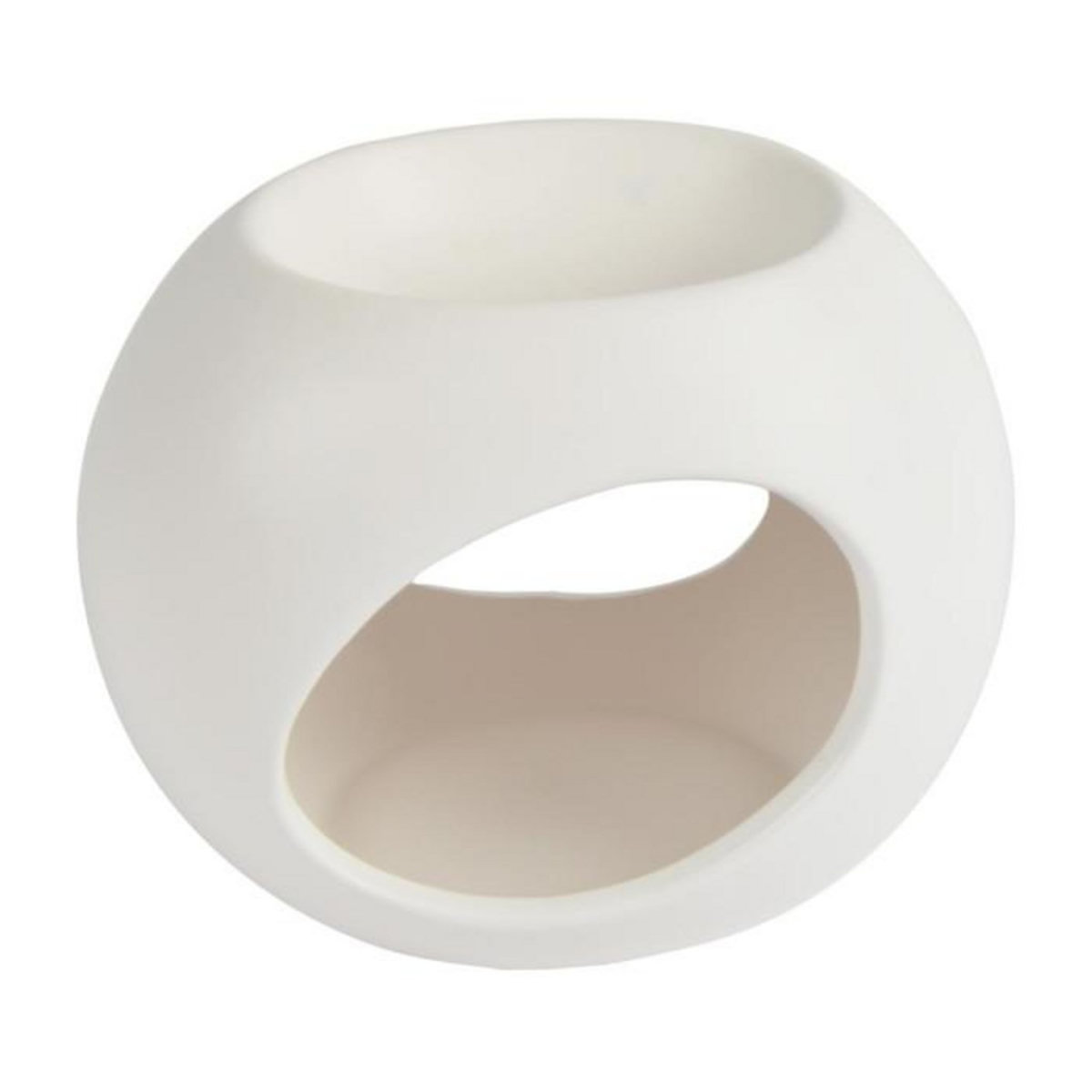 Paris Prix Brûle Parfum en Céramique  Orbe  13cm Blanc
