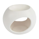 Paris Prix Brûle Parfum en Céramique  Orbe  13cm Blanc