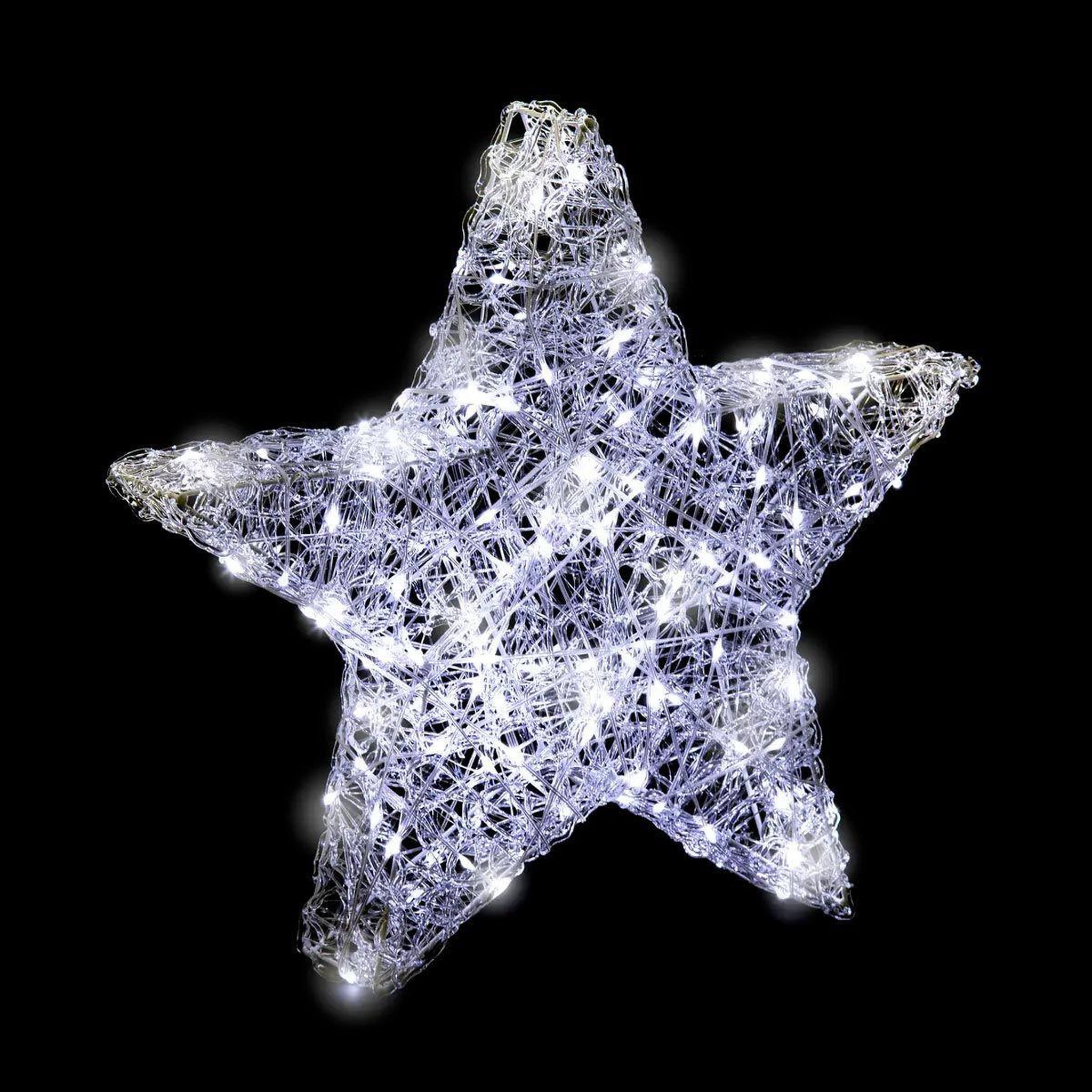 FEERIC LIGHT & CHRISTMAS Décoration lumineuse extérieur  étoile  50cm blanc froid