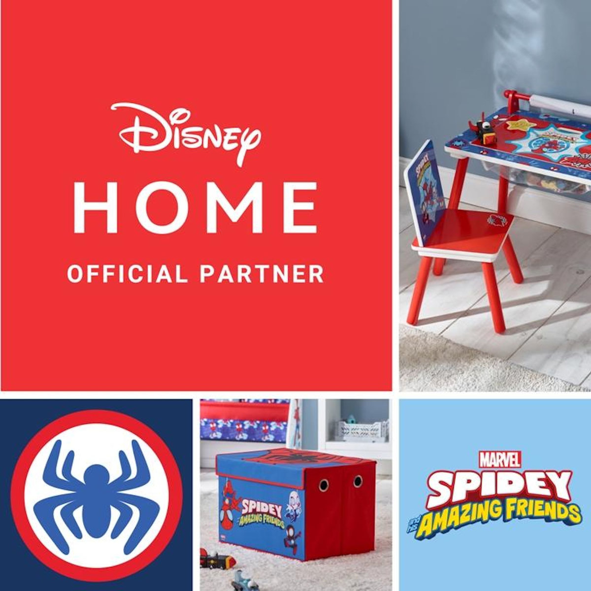 DISNEY Bureau et Chaise Spidey Marvel