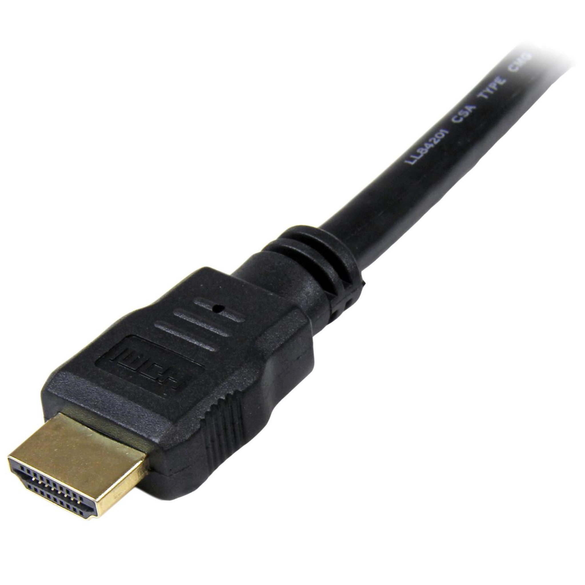 Voir la diapositive 3 : StarTech.com Câble HDMI StarTech.com High-Speed 2,0 m Ultra HD 4K x 2K avec contacts dorés