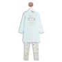 Voir la diapositive 1 : IN EXTENSO Chemise de nuit avec legging licornes coton bio fille