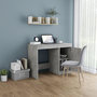 Voir la diapositive 3 : VIDAXL Bureau Gris beton 100x50x76 cm Bois d'ingenierie