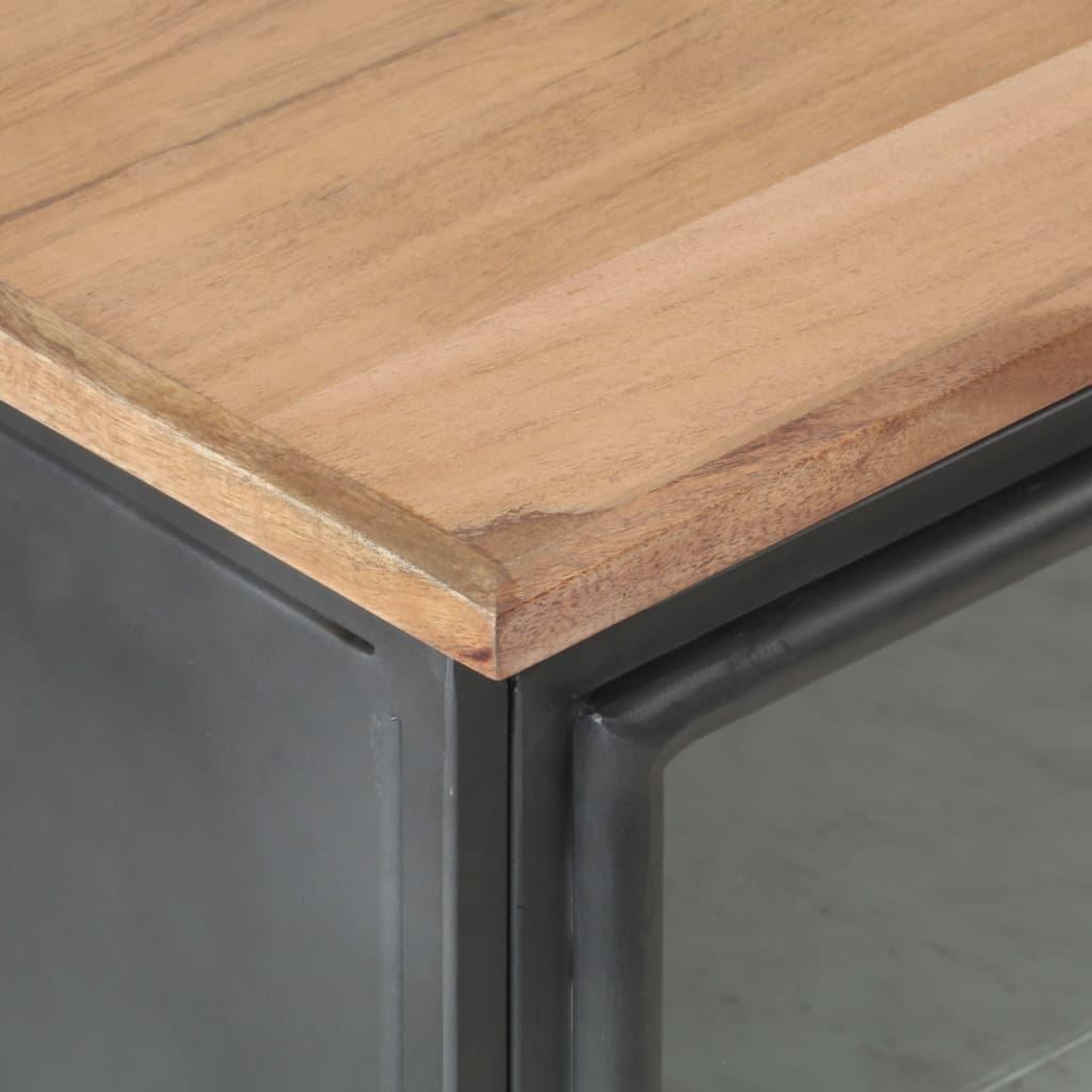 Voir la diapositive 5 : VIDAXL Table de chevet gris 40x30x50 cm bois d'acacia massif