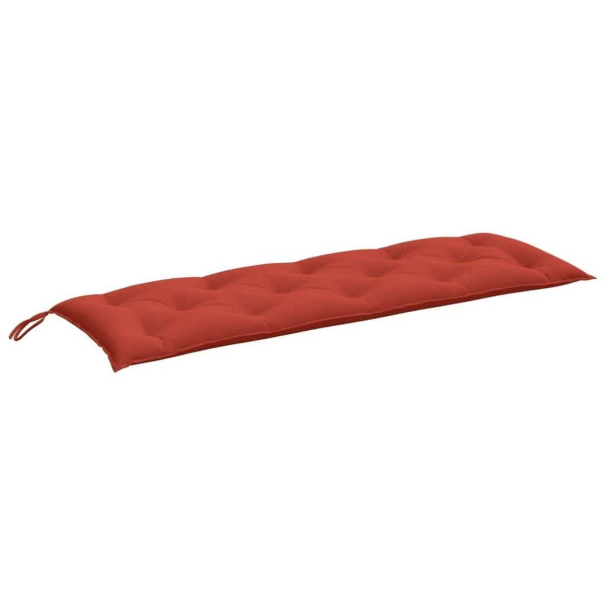 VIDAXL Coussin de banc de jardin rouge melange 150x50x7 cm tissu