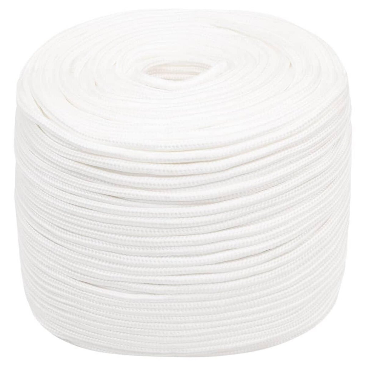 VIDAXL Corde de bateau Blanc complet 10 mm 50 m Polypropylene