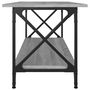 Voir la diapositive 5 : VIDAXL Table basse Sonoma gris 100x45x45 cm Bois d'ingenierie et fer