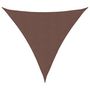 Voir la diapositive 2 : VIDAXL Voile de parasol tissu oxford triangulaire 4x4x4 m marron