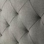 Voir la diapositive 3 : MARCKONFORT Tête de lit Milano 150x60 cm, Losanges en Tissu Gris, 8 cm d'épaisseur