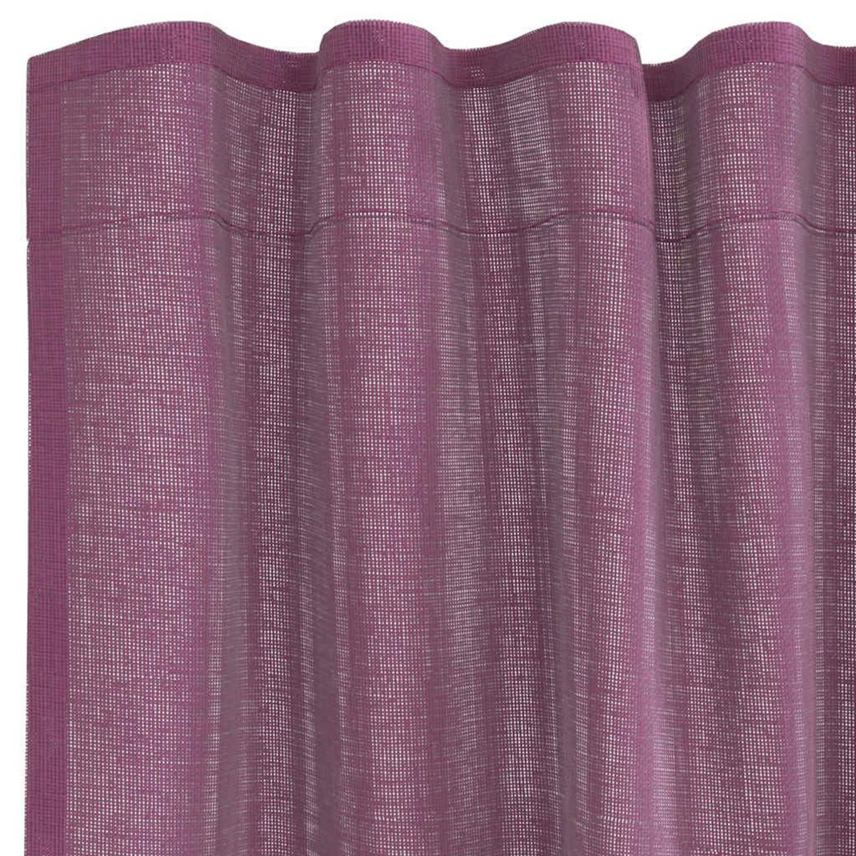 VIDAXL Rideaux en voile avec boucles 2 pcs violet 140x140 cm