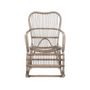 Voir la diapositive 2 : Paris Prix Fauteuil à Bascule en Rotin  Washi  110cm Gris
