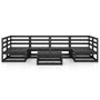 Voir la diapositive 3 : VIDAXL Salon de jardin 7 pcs bois de pin massif