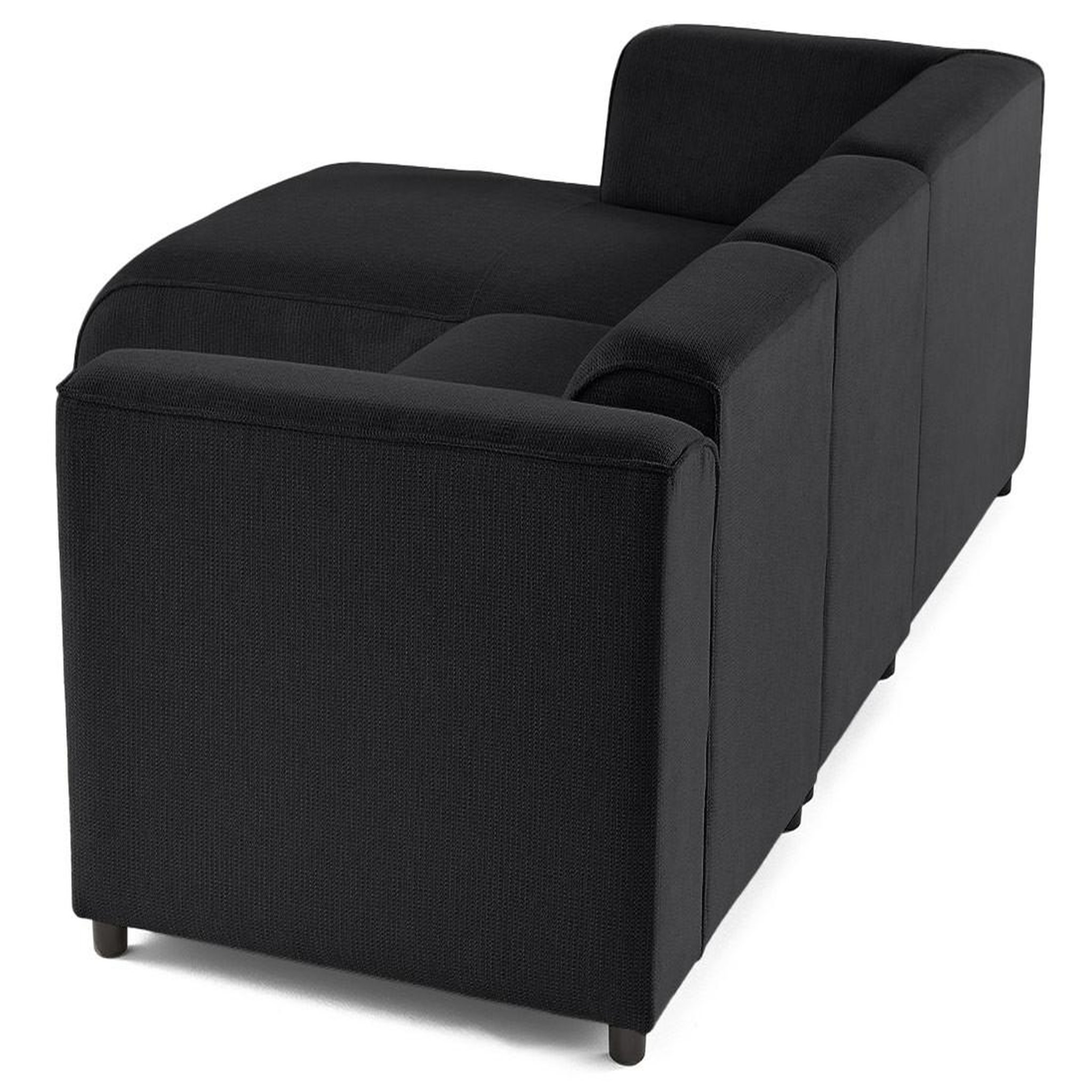 Voir la diapositive 6 : LISA DESIGN Suaro - canapé modulable d'angle gauche 4 places en tissu texturé