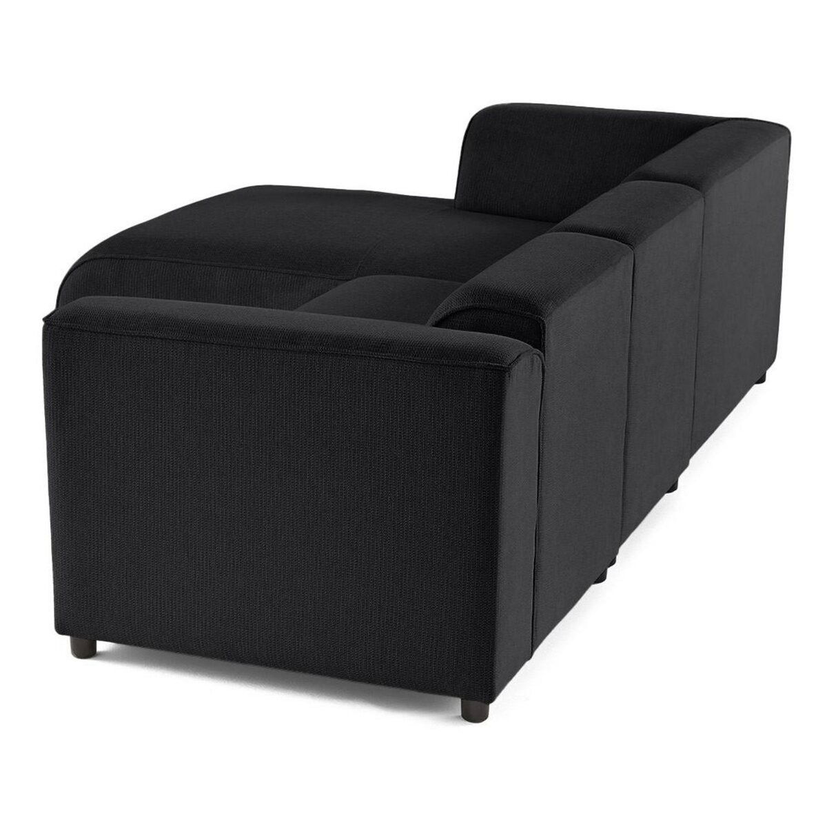 LISA DESIGN Suaro - canapé modulable d'angle gauche 4 places en tissu texturé