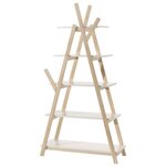 Paris Prix Bibliothèque Design  Kiddy  80cm Naturel & Blanc