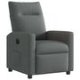 Voir la diapositive 4 : VIDAXL Fauteuil inclinable electrique Gris fonce Tissu