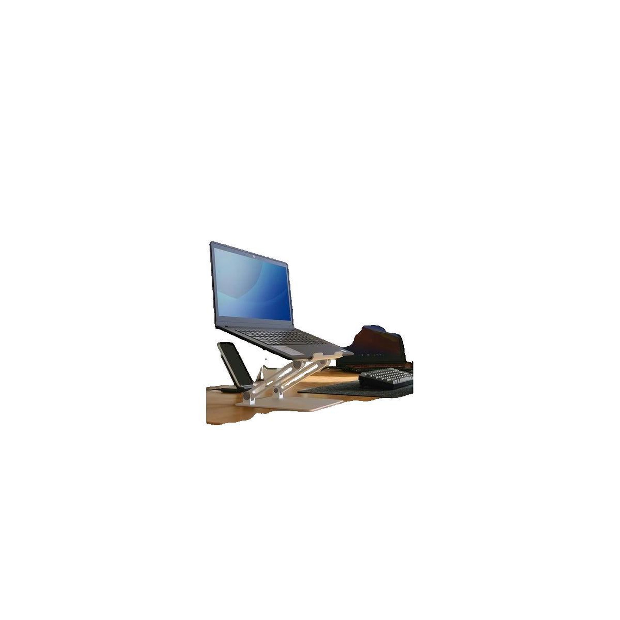 Voir la diapositive 2 : Icy Box Support pour ordinateur portable ICY BOX IB-NH300 en aluminium